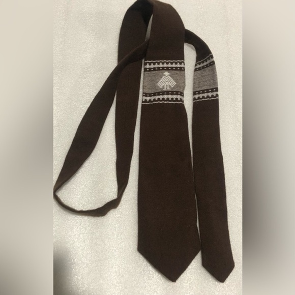 Artesania Landa Llama Wool Neck Tie Hand Made In Peru Career Office Men's OS - Picture 6 of 6